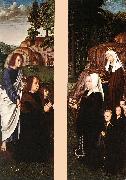 DAVID, Gerard Triptych of Jean Des Trompes (side panels) dfg oil painting on canvas
